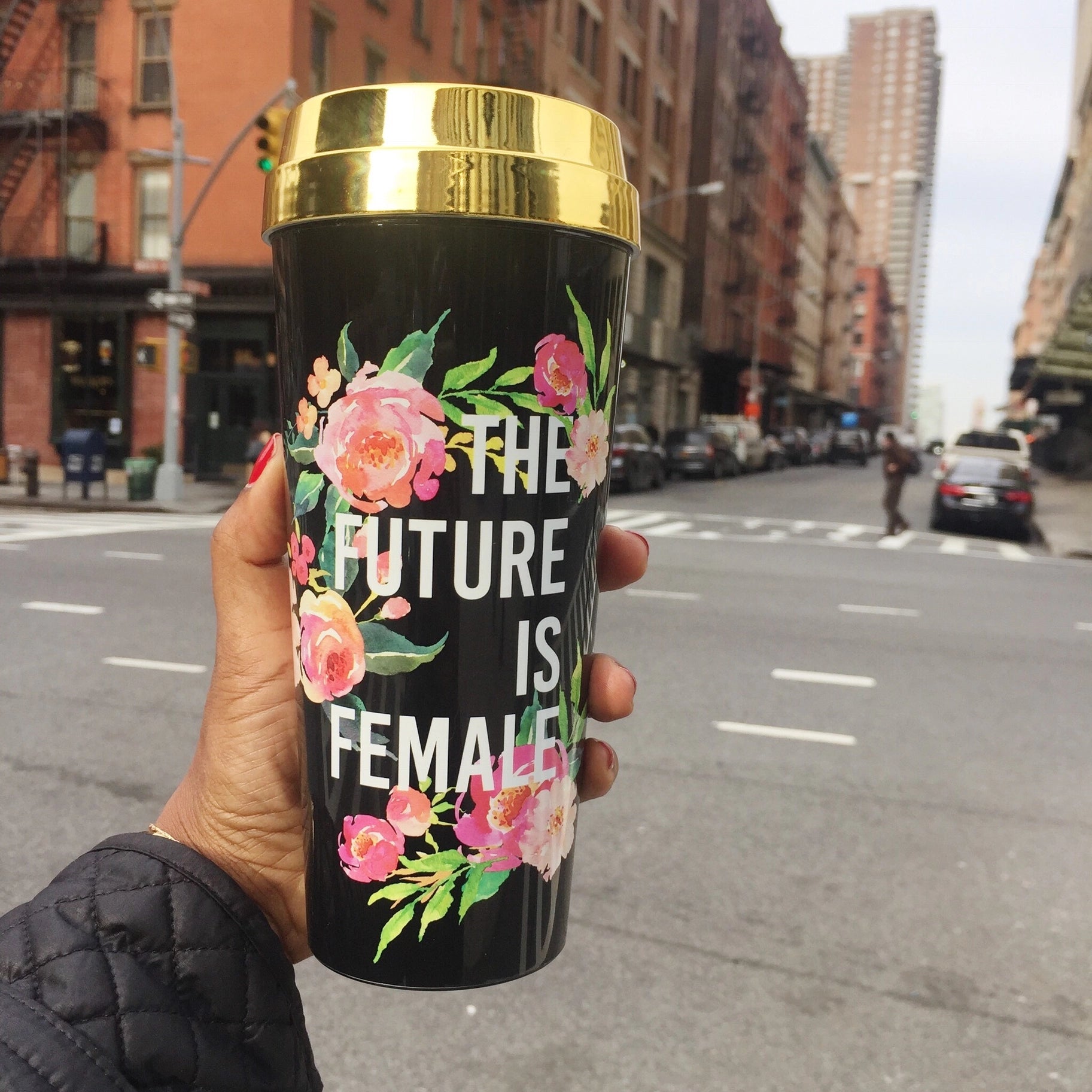 The Future Is Female :: Travel Mug