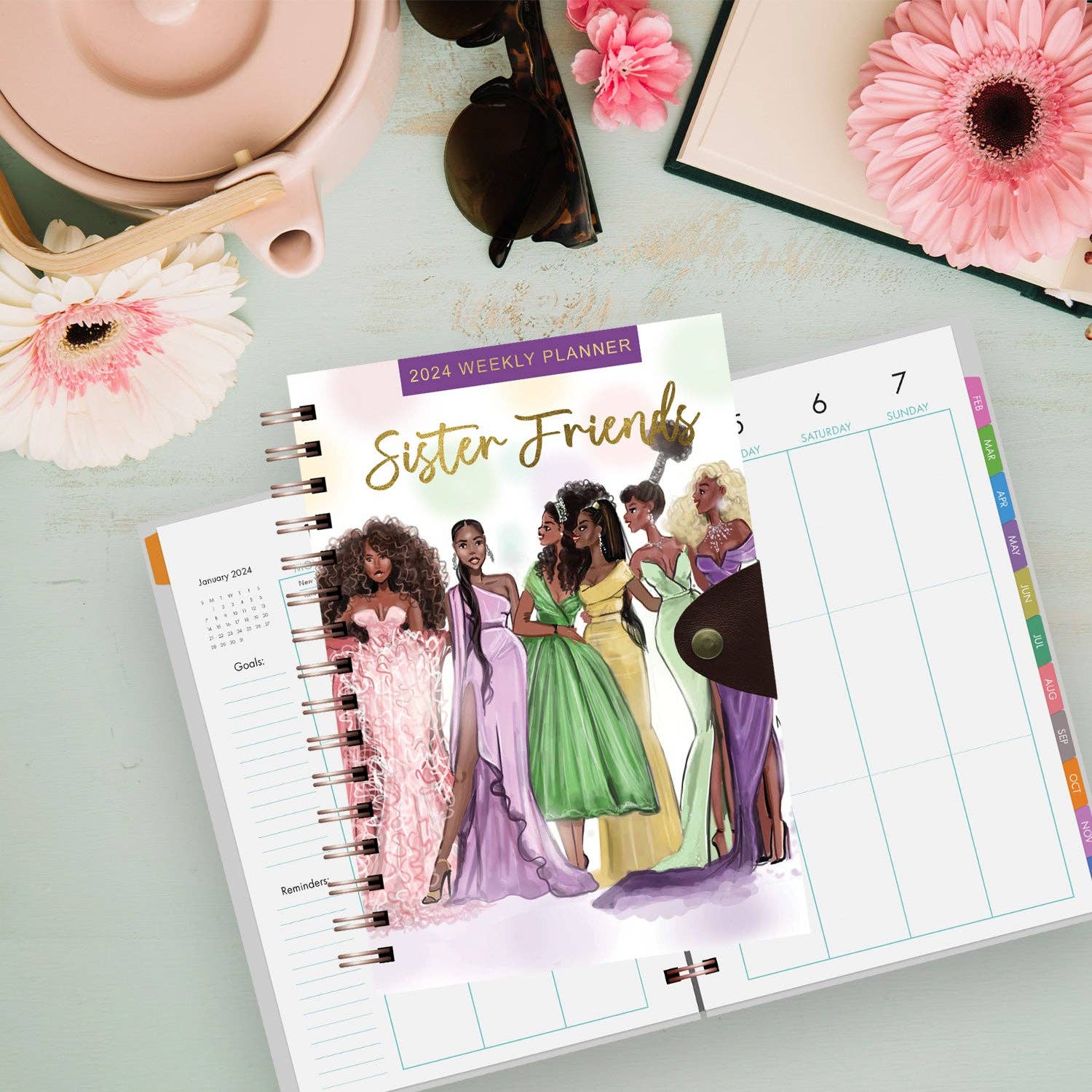 2024 Sister Friends Weekly Planner