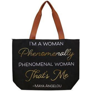 Phenomenal Woman Latte Mug & Phenomenal Woman Canvas Bag