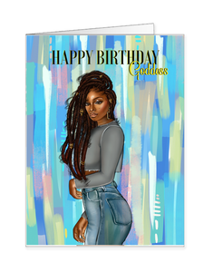 Goddess Birthday Card