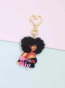 Dream big Keyring